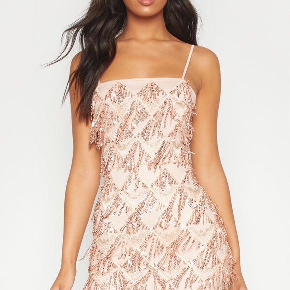 strappy square neck bodycon dress